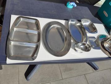 Diverse inox en zilver keukenaccesoires  beschikbaar voor biedingen