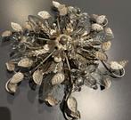 Plafondlamp Banci - metaal met kristal (vintage), Ophalen, Gebruikt, Glas, Romantisch