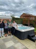 Zuinigste 4-persoon jacuzzi met warmtepomp tot-80% besparing, Nieuw, Ophalen of Verzenden