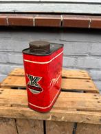Kapitein Mobylette oud olie blik, Ophalen of Verzenden, Gebruikt, Overige, Overige merken