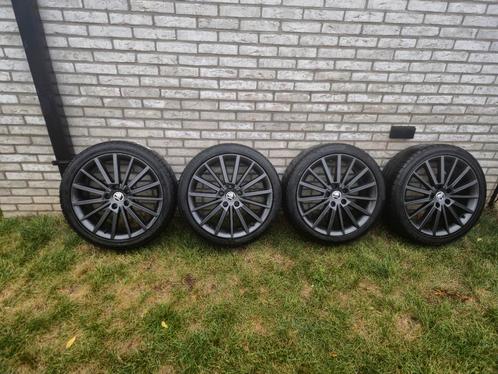 4 velgen Skoda Octavia III RS 5x112 R18 -  p.o.t.k, Auto-onderdelen, Banden en Velgen, Velg(en), Winterbanden, 18 inch, 225 mm