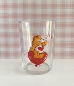 Verre à eau Bisounours Grosbisou - 1985, Gebruikt, Waterglas, Aucun, Ophalen of Verzenden