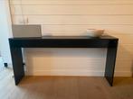 Zwarte wandtafel, Huis en Inrichting, Tafels | Sidetables, Ophalen, Gebruikt