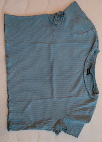 Babyblauw cropped t-shirt beschikbaar voor biedingen