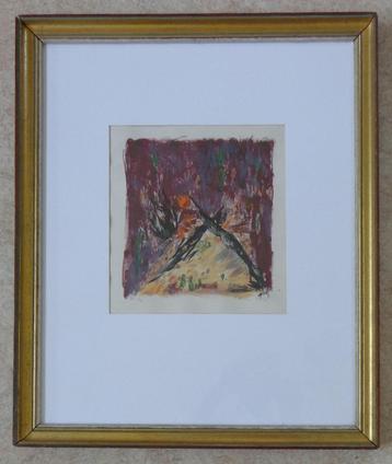ERNEST ENGEL-PAK / COMPOSITIE / KLEURLITHO / 61x51cm / KADER beschikbaar voor biedingen