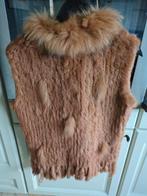 Gilet en fourrure couleur rouille, Neuf, Taille 38/40 (M), Enlèvement ou Envoi, Autres couleurs