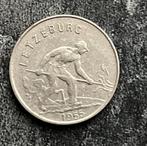 munt Luxemburg - Letzeburg 1 franc - 1955, Postzegels en Munten, Ophalen of Verzenden