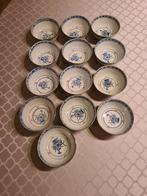 13 Chineese schaaltjes en bijpassende lepels, Ophalen, Zo goed als nieuw, Overige stijlen, Kom(men)