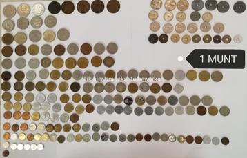 3 kg oude munten, bekijk foto's, diverse landen, geen euro's beschikbaar voor biedingen