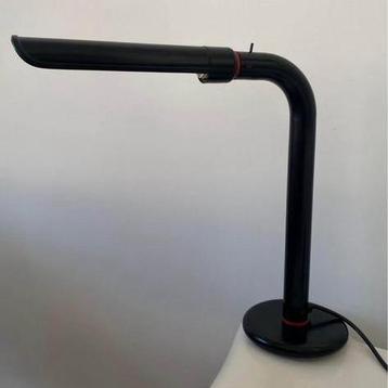 Vintage zwarte bureaulamp Philips – 1980’s – Model FTH 411 beschikbaar voor biedingen