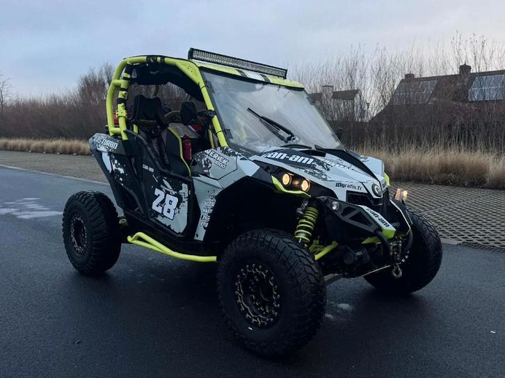CAN AM MAVERICK 1000TURBO X DS + 2 jeux de roues, Motos, Quads & Trikes, plus de 35 kW, Enlèvement