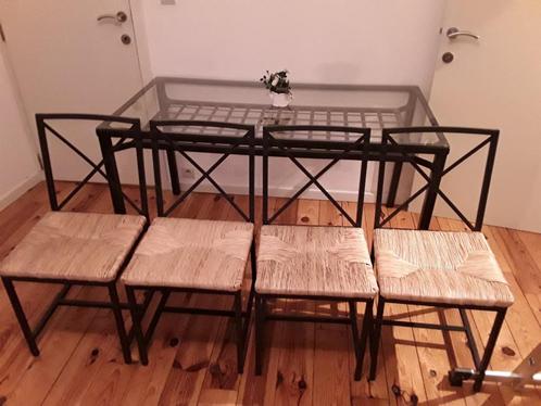 Salle à manger complète, Huis en Inrichting, Complete eetkamers, Zo goed als nieuw, 4 tot 6 stoelen, Ophalen