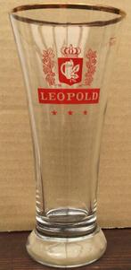 Bier brouwerij glas Leopold Brussel 25cl fluit, Verzamelen, Ophalen of Verzenden