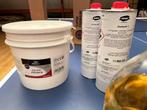 PROFESSIONEEL SCHILDERS PAKKET Gesso, Vernis, Lijsten, ..., Ophalen, Gebruikt