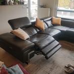 Leren hoeksalon, Huis en Inrichting, Zetels | Complete zithoeken, Ophalen, Zo goed als nieuw, Leer