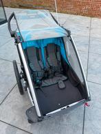 Thule Chariot sport 2, Fietsen en Brommers, Ophalen, Opvouwbaar, Zo goed als nieuw, Kinderkar
