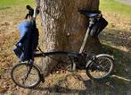Brompton vouwfiets Tempest blue M6L met vele extra’s, Ophalen, Zo goed als nieuw