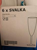 66 SVALKA cava/champagne glas 2x gebruikt, Collections, Enlèvement, Comme neuf
