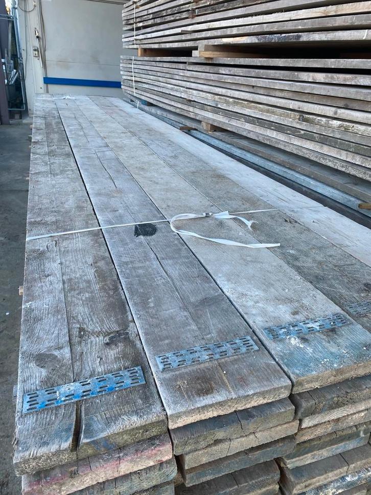 STEIGERHOUT TE KOOP – TOPKWALITEIT & MAATWERK, Bricolage & Construction, Bois & Planches, Planche, Bois d'échafaudage, Enlèvement