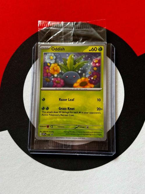 Pokémon - Oddish SVP102 Promo - Nieuw - Sealed, Hobby en Vrije tijd, Verzamelkaartspellen | Pokémon, Nieuw, Losse kaart, Ophalen of Verzenden