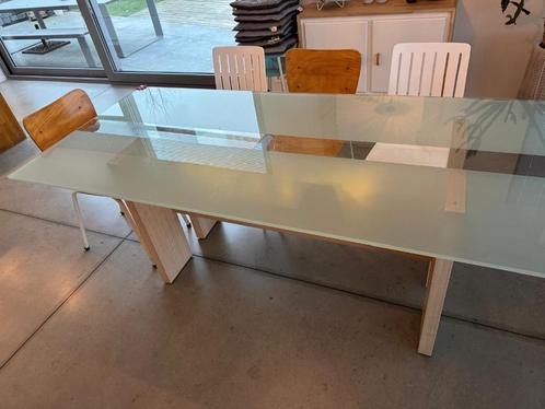 Table, Huis en Inrichting, Tafels | Eettafels, Zo goed als nieuw, 50 tot 100 cm, 150 tot 200 cm, Vijf personen of meer, Rechthoekig