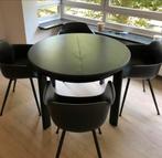 Ronde tafel met 4 stoelen, Huis en Inrichting, Ophalen, Zo goed als nieuw