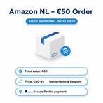Commande Amazon NL 50 € – Livraison offerte – NL & BE, Tickets & Billets