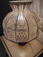 Tafellamp  gehaakte kap ! VINTAGE HANDWERK, Ophalen