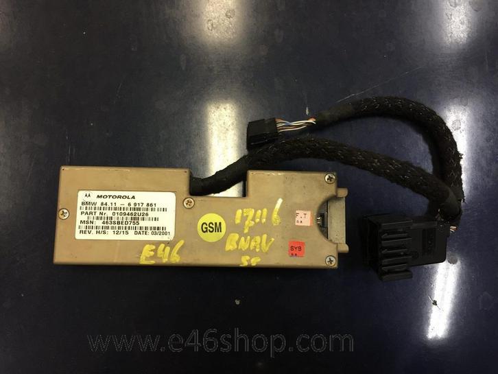 BMW E46 telefoon module Motorola oe 6917861, Auto-onderdelen, Elektronica en Kabels, BMW, Gebruikt, Ophalen of Verzenden