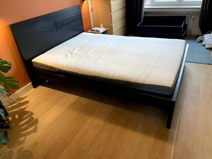 IKEA tweepersoonsbed 140x200 cm + matras - goede staat, Huis en Inrichting, Slaapkamer | Bedden, Gebruikt, Tweepersoons, 140 cm