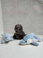 5 zachte knuffels , dolfijnen ,zeehond en pinguin, Kinderen en Baby's, Speelgoed | Knuffels en Pluche, Ophalen of Verzenden, Gebruikt