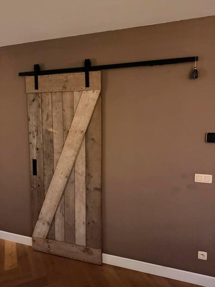 Schuifdeur Loftdeur compleet, Doe-het-zelf en Bouw, Deuren en Vliegenramen, Zo goed als nieuw, Ophalen