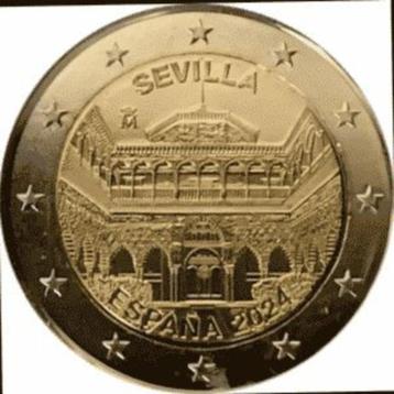 2 Euromunten Sp.Uitg. Spanje Sevilla 2024