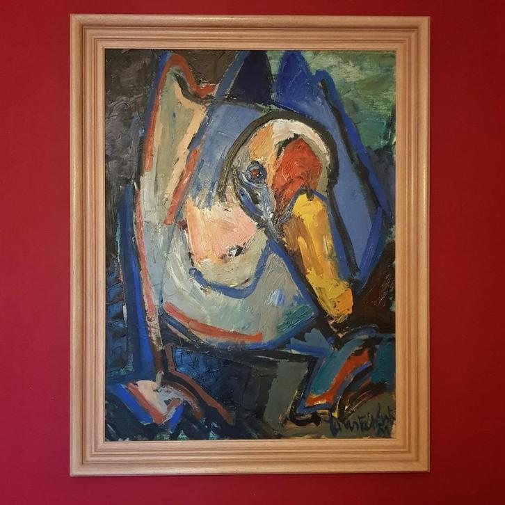 Martin Vansteenkiste schilderij, olieverf, Antiek en Kunst, Kunst | Schilderijen | Klassiek, Ophalen