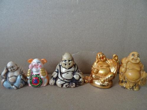 Curiosa miniatuur Boeddhabeeldje Boeddhabeeldjes en varken, Verzamelen, Beelden en Beeldjes, Zo goed als nieuw, Religie, Ophalen of Verzenden