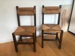 ❤️❤️ Vintage design stoelen Charlotte Perriand style, Bois, Enlèvement, Trois, Blanc