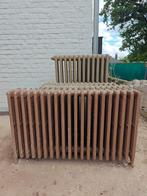 5 Gietijzeren radiatoren met pootjes, Doe-het-zelf en Bouw, Verwarming en Radiatoren, Ophalen, Gebruikt