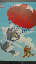 Poster Tom & Jerry, Gebruikt, Ophalen of Verzenden, Plaatje, Poster of Sticker, Overige figuren
