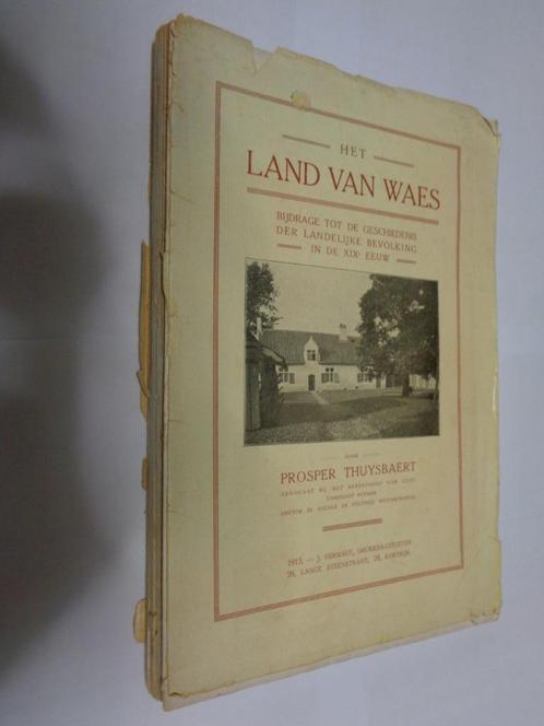 Het Land van Waes ( 1913 ), Boeken, Geschiedenis | Stad en Regio, Gelezen, 19e eeuw, Ophalen of Verzenden