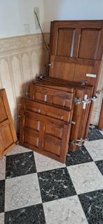 Set van 17 retro volhouten kastdeuren, Ophalen