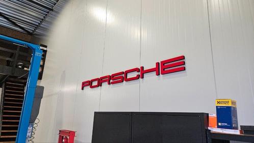 Porsche wandbord, decoratie, garagebord, Crest Emblem-logo e, Verzamelen, Merken en Reclamevoorwerpen, Nieuw, Reclamebord, Ophalen of Verzenden