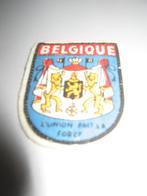 Oude „" Belgische "” „" Unie is kracht "” -badge om te naaie, Ophalen of Verzenden, Overige typen