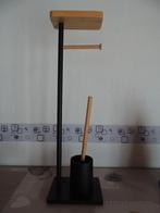 Support pour WC en bois, Enlèvement, Noir