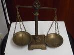 Oude balans (messing) + Belletjes (brons), Antiek en Kunst, Antiek | Klokken, Ophalen of Verzenden