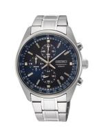 Seiko Quartz chronograph horloge, Staal, Polshorloge, Nieuw, Ophalen of Verzenden
