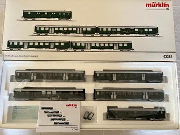 Marklin 5 delige SBB set 43369 BINNENVERLICHTING beschikbaar voor biedingen
