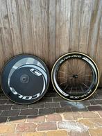 Carbon tijdrit wielen velgrem, Fietsen en Brommers, Fietsonderdelen, Ophalen, Zo goed als nieuw, Racefiets, Wiel