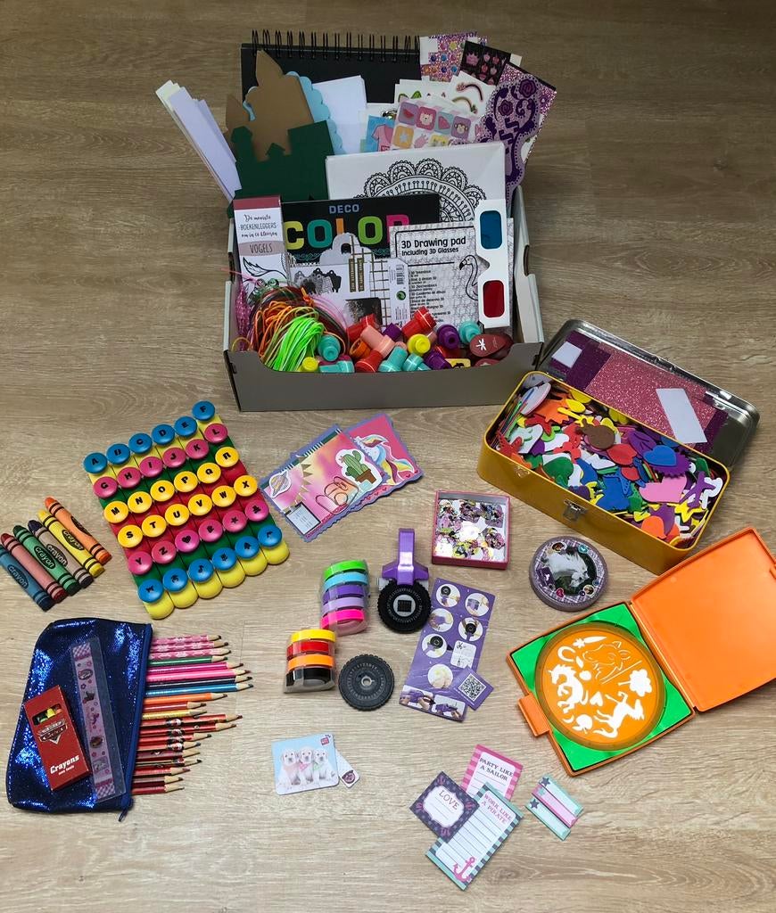 Knutselmateriaal, Ophalen, Gebruikt