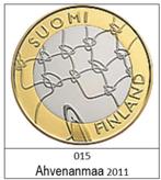 5 euros Finlande 2011 AHVENANMAA, 5 euros, Finlande, Enlèvement ou Envoi