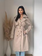 Taupe trenchcoat voor dames S M, Kleding | Dames, Maat 38/40 (M), Beige, Nieuw, Ophalen of Verzenden